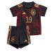 Deutschland Leroy Sane #19 Fußballbekleidung Auswärtstrikot Kinder WM 2022 Kurzarm (+ kurze hosen)